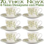 6 Tazas Desayuno con Plato Althea Nova Villeroy & Boch