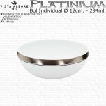 Bol Individual Cuenco Domo Platinium Vista Alegre Porcelana