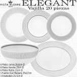 Vista Alegre ELEGANT Vajilla 20 piezas