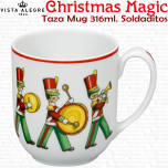 Taza Desayuno Mug Navidad Vista Alegre Christmas Magic