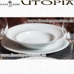Plato hondo Sopa UTOPIA Vista Alegre Porcelana Decorada relieve
