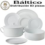 Vajilla con Juego Café BALTICO Santa Clara Pontesa 83 piezas