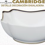 CAMBRIDGE Detalle decoración Ensaladera Vista Alegre