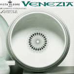 Ensaladera grande VENECIA Vista Alegre decoración en Plata