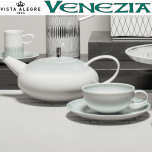 Juego de té VENECIA Vista Alegre verde