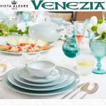 Vajilla con Juego Café y Consomé Vista Alegre VENEZIA Verde
