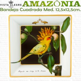 Vista Alegre AMAZONIA Bandeja Cascais Cuadrada Mediana 12,5x12,5cm.