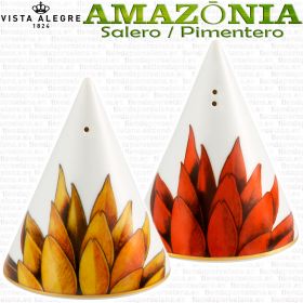 AMAZONIA Set Salero Pimentero Vista Alegre piezas sueltas vajilla