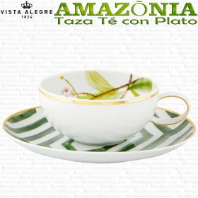 AMAZONIA Taza Té con Plato Vista Alegre