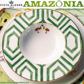 AMAZONIA Vista Alegre Platos Hondo 25cm piezas vajilla