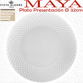 MAYA Vista Alegre Plato Presentación 30cm