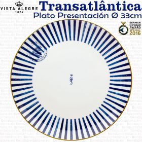 Bajo Plato Presentacion Transatlantica Vista Alegre