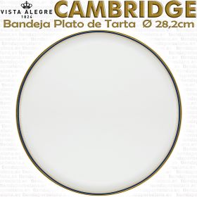Bandeja Plato de Tarta 28,2cm Vista Alegre Cambridge
