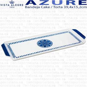 Fuente de Cake Tarta rectangulas AZURE LUX Vista Alegre
