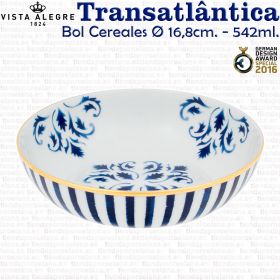 Vajilla completa de lujo Transatlántica Vista Alegre 68 piezas