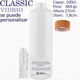 Trasera de la botella Clasica 1 litro Culligan Borosilicato recta.
botellas de agua personalizadas para restaurantes
Botellas de cristal y vidrio personalizadas y vitrificadas, vidriadas a 600ºC para hosteleria, cafeterias, restaurantes, hoteles horeca 