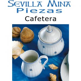 Cafetera barata Vajilla Santa Clara Sevilla Mina, últimas unidades a precios rebajados por liquidación.