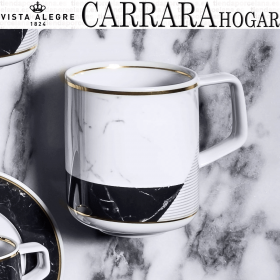 Juego 6 Tazas Mug Desayuno 390ml. Vista Alegre CARRARA HOGAR