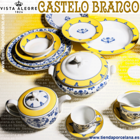 Platos, fuentes, sopera platos cafetera y tazas Vista Alegre CASTELO BRANCO