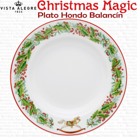 Plato Hondo Navidad Vista Alegre CHRISTMAS MAGIC