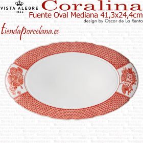 Fuente Oval Mediana CORALINA Oscar de la Renta Vista Alegre