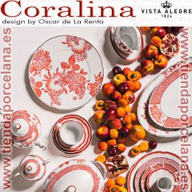 Foto Ambiente Vajilla CORALINA Oscar de la renta Vista Alegre Porcelana