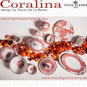 colección de vajillas vista alegre Coralina