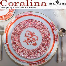 Orcar de la Renta colección CORALINA Vajilla Vista Alegre completa