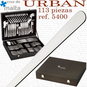 Estuche 113 piezas Cuberteria Cruz de Malta URBAN 5400