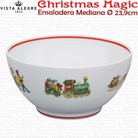 Ensaladera Navideña Vista Alegre Christmas Magic