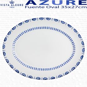 AZURE LUX Fuente Oval mediana Vista Alegre oferta corte ingles