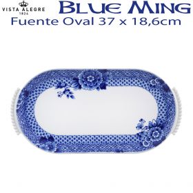Bandeja Oval Fuente 37 cm Vista Alegre Blue Ming