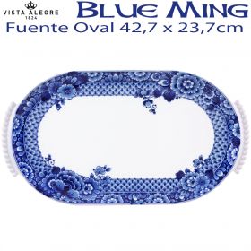 Fuente oval grande 42 cm Vista Alegre Blue Ming