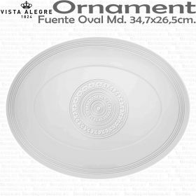 ORNAMENT Fuente Oval Mediana Vista Alegre