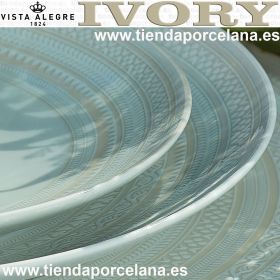 IVORY detalle decoracion plato llanos vista alegre