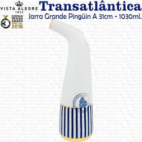 Jarra Grande Pingüin A31cm - 1030ml. Vista Alegre TRANSATLANTICA
