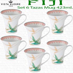 Set 6 Tazas Desayuno Mug FIJI Vista Alegre