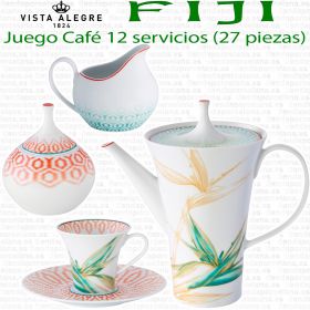 Juego Cafe Vista Alegre Fiji 12 servicios 27 piezas
