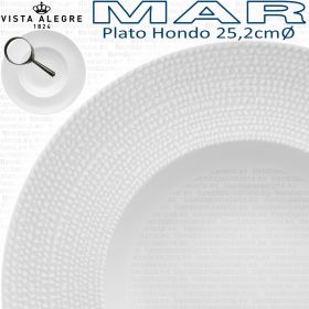 MAR Vista Alegre colección detalle Plato Hondo 25,2cm Ø