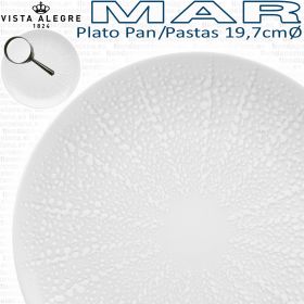 6 Platos Pan / Pastas 19,7cm Ø Vista Alegre colección MAR