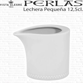 Lechera de porcelana mediana 12 cl Perla Vista Alegre - Servicio  café - té - desayuno