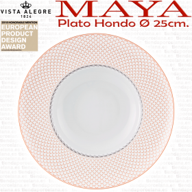 Plato Hondo Vista Alegre MAYA 25cm