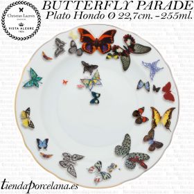 Plato Hondo / Sopa Mariposas Vista Alegre BUTTERFLY PARADE by Christian Lacroix