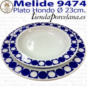 Platos Hondos Sopa Porcelanas Pontesa Melide 9474 Santa Clara Vajillas