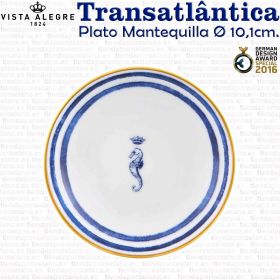 Plato Mantequilla Ø 10,1cm Vista Alegre TRANSATLANTICA