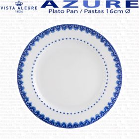 Azure Lux Platos Pan Pastas Vista Alegre Porcelana