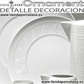 Plato Postre ORNAMENT Vista Alegre detalle decoracion