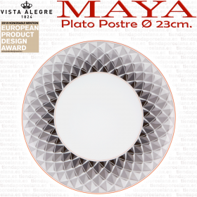 MAYA Vista Alegre Plato Postre 23cm