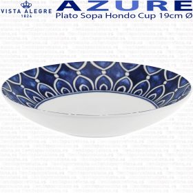 Plato Hondo Cup Azure Lux Vista Alegre Corte Ingles