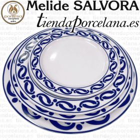 Platos Llanos Hondos Soperas y Postre Melide 9474 Porcelanas Pontesa